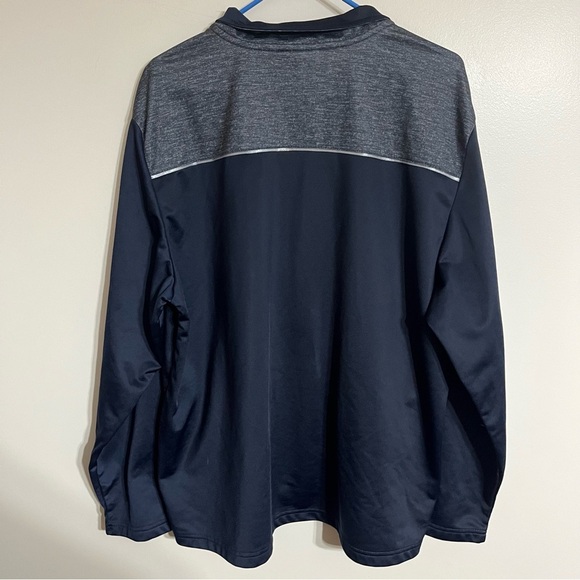 Men’s AND1 Full Zip Basketball Track Jacket Size 2XL  Navy Blue & Gray - Picture 2 of 8
